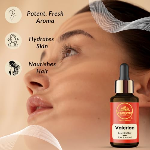 Image of Valerian Essential Oil (Valeriana officinalis) Pure | Non-Sticky | Lightweight | Steam Distilled | All Skin Types | Men & Women (5ml)
