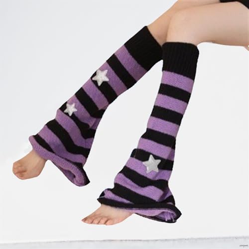Image of Goth Leg Warmers Women Cute Y2k Harajuku Punk Rave Emo Grunge Winter