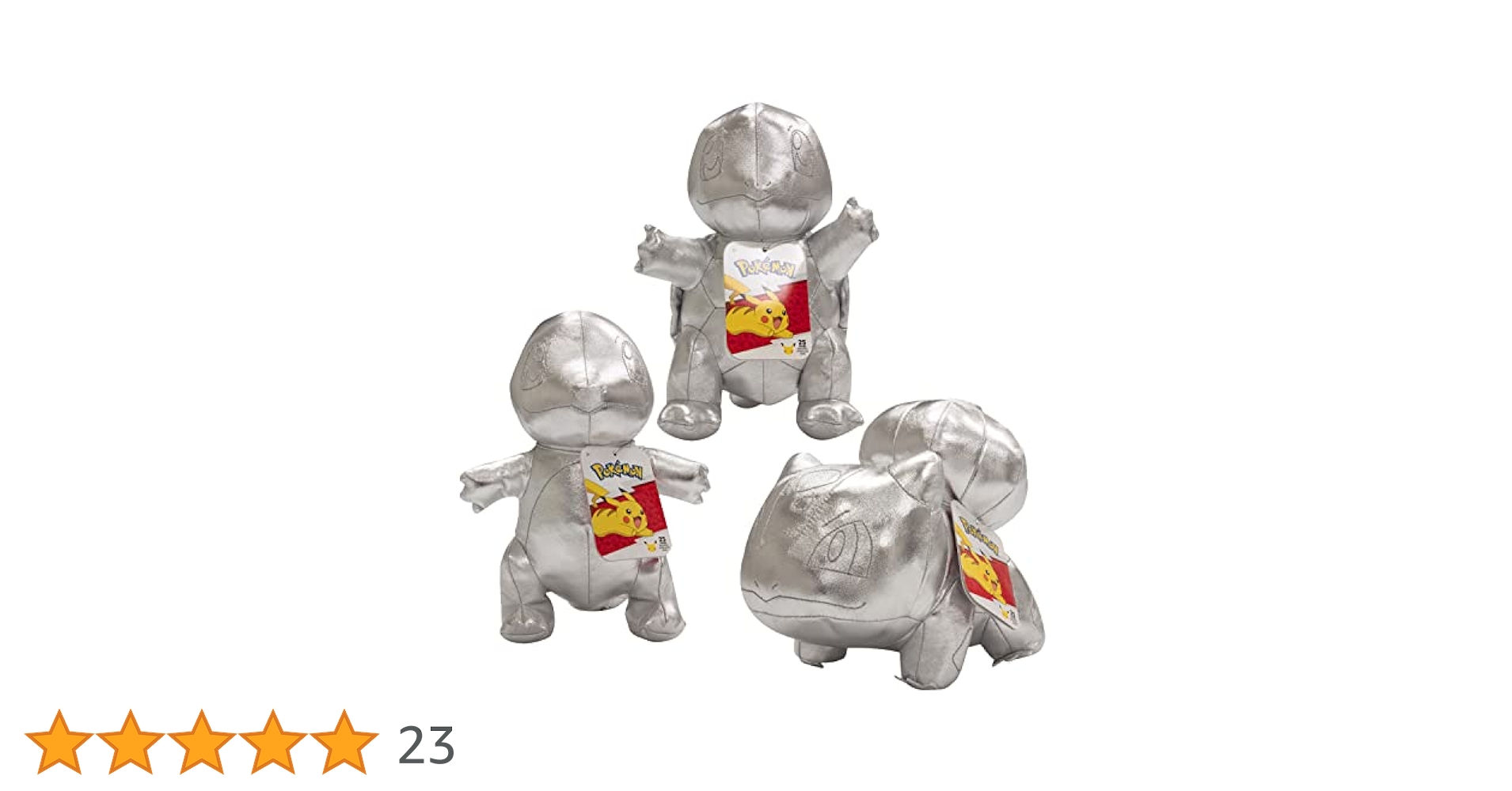 ポケモン - ポケモン 25th 限定　シルバーフシギダネセット 　日本未発売 Amazon.co.jp: ポケモン 25th Celebration 8インチ シルバー