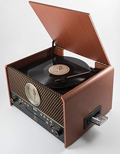 GPO Chesterton – 4 en 1 -Tourne-disque, lecteur CD, USB, radio FM, lecteur de cassettes, AUX IN, haut-parleurs intégrés - Les Beatles, Paul McCartney, John Lennon, RIngo Starr, George Harrison GPO Chesterton - 4 en 1 -Tourne-disque, lecteur CD, USB, radio FM, lecteur de cassettes, AUX IN, haut-parleurs intégrés – Image 3