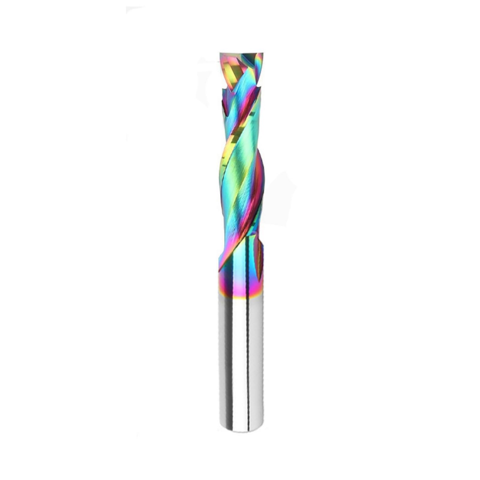 Zxfdsfdbnm 8X8x42x80mm Precisions Alloy Engraving Router Bit 1 / 4Inch Shank For Woodworking Carving Grooving Mortising Task Milling Cutter