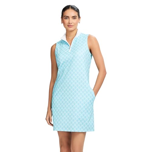Robe de tennis Izod L'acey quarter zip pour femme vêtement court de sport