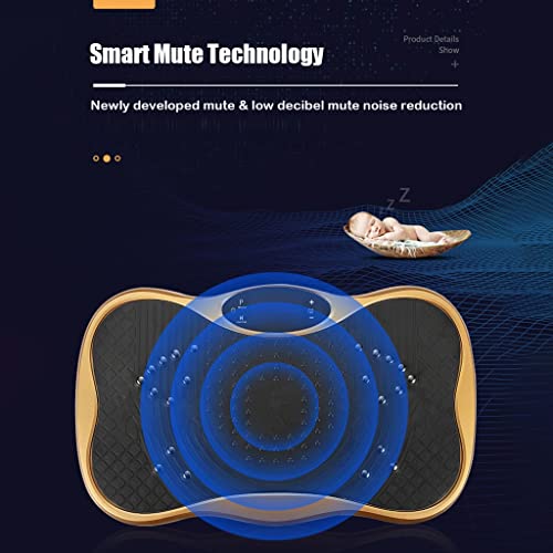 Máquina de ejercicios con placa vibratoria y puntos acupresores magnéticos - Máquina vibradora para brazos y cuerpo completo, ideal para principiantes miniatura 6