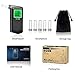 Furhead 2.0 Breathalyzer Portable Professional Breath Alcohol Tester with Digital LCD Display Breath Analyzer High Quality with 5 Mouthpiece