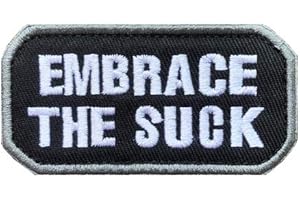 Antrix Tactical Velcro Badge of Honor "Embrace the Suck" Military Inspired Patch