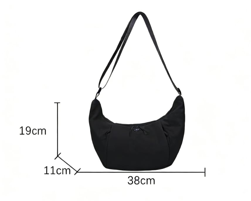 Image of Haneulbit Small Crossbody Bag for Women, Waterproof Nylon Purse with Adjustable Strap, Lightweight Shoulder Bag