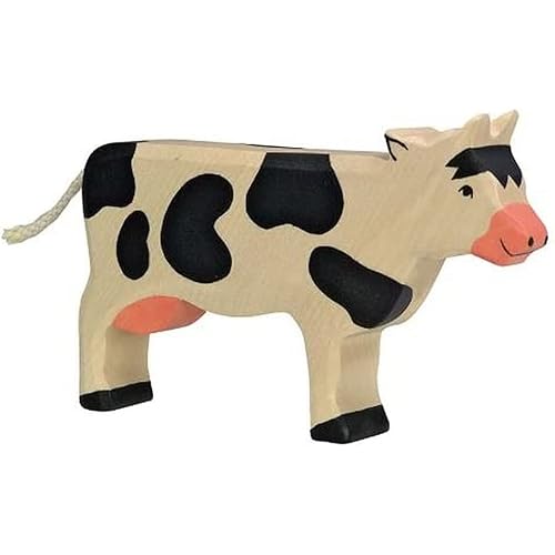 Cow Standing Toy Figure, Black