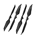 RCGEEK Carbon Fiber Propellers 8331 Low Noise Blades Foldable Quiet Props Quick Release Replacement for DJI Mavic Pro Platinum Mavic Pro Propellers, 2 Pairs