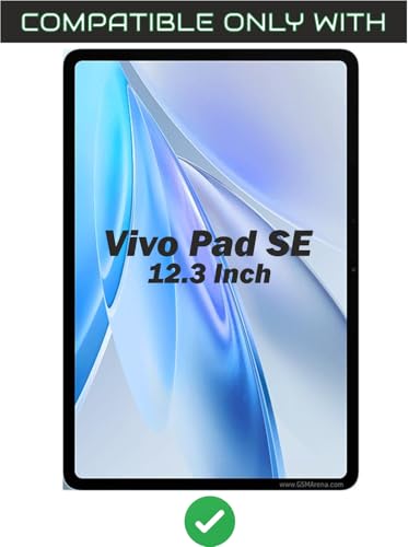 Image of Privacy Anti Peep Matte Screen Guard Compatible With Vivo Pad SE (12.3 Inch Tablet) Anti Spy Blue Light Block Screenguard Not a Tempered Glass Screen Protector