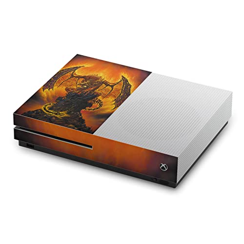 Vinyle Xbox One S Ed Beard Jr dragon autocollant pose sans bulle