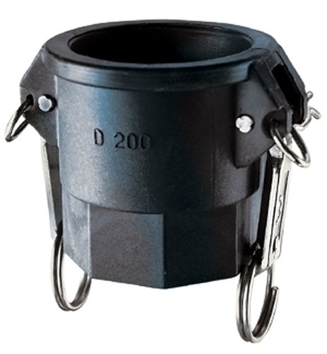 Acoplador rápido Kuriyama de polipropileno parte D de 3 pulgadas y 75 PSI para trasvase de líquidos