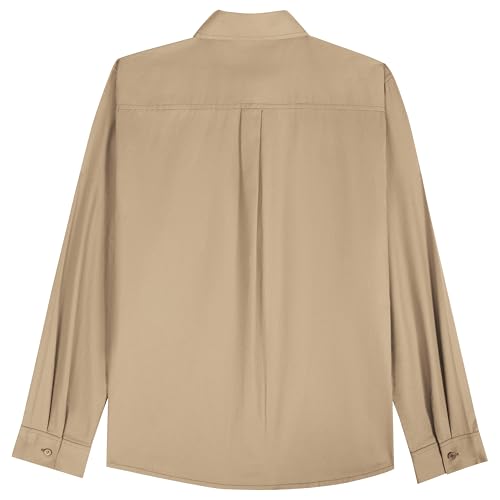 Long Sleeve Shirt for Men Cotton Button Down Slim Fit Mens Shirts Casual Collared Mens Wrinkle Free Shirt with Pockets2