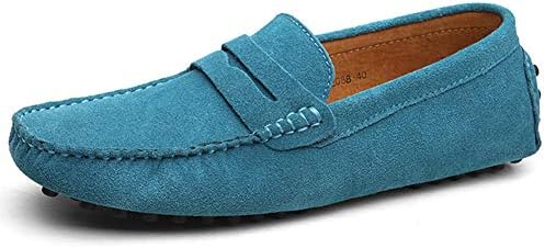 Jamron Men's Suede Leather Penny 