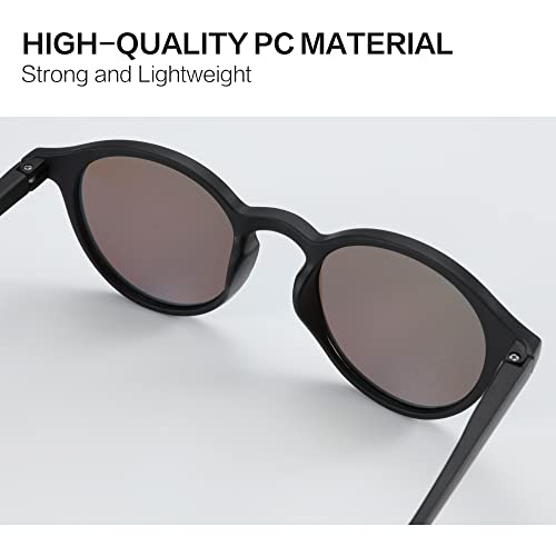 Image of ZENOTTIC Polarized Round Sunglasses, Stylish Sunglasses for Men and Women Retro Classic, Multi-Style Selection