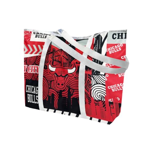 Pro Specialties Group Bolsas Chicago Bulls, Sacola, 10x8x3 inches