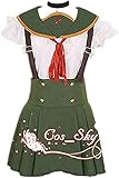 Quality cos Anime Gakkou Gurashi School-Live! Kurumi Ebisuzawa Naoki Miki Wakasa Yuri Cosplay Costume (Female S)