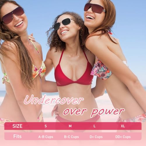 Image of Sticky Bra Push Up Pads & Nipple Covers,Waterproof for Swimsuit or Sports
