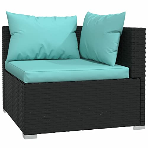 Festnight Loungemöbel Terrasse 13-TLG Gartenlounge Set Rattan mit Kissen Lounge Gartenmöbel Set Gartensofa… – Bild 4