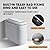 latafile 3.7 Gallon Smart Bathroom Trash Can, Touchless Motion Sensor Garbage Can with Lid, for Bathroom, Office, rv, Bedroom, Living Room, White 8661