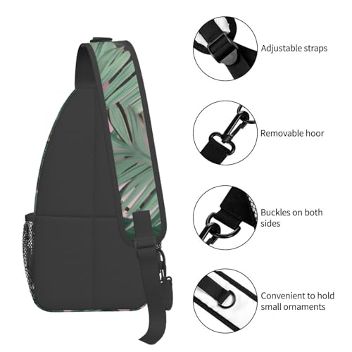 Mochila cruzada bandolera negra LHBWCVN miniatura 5