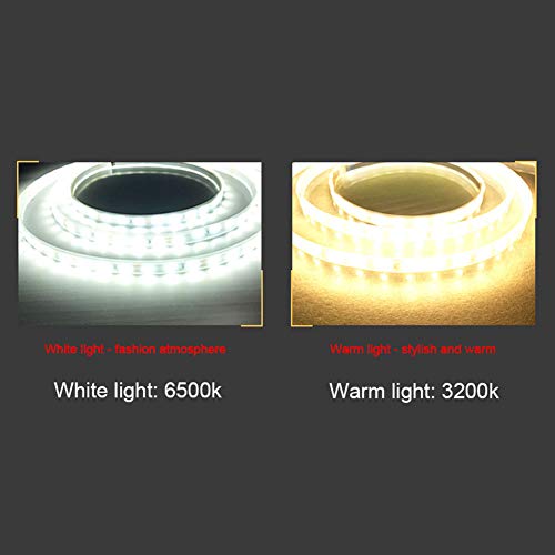 L&ED Round Backlit Led Illuminated Bathroom Mirror, Led Lighted Shaving Mirror, Hotel/Bedroom/Living Room