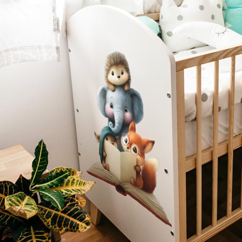 Vinilos adhesivos decorativos de animales tiernos Achang miniatura 3