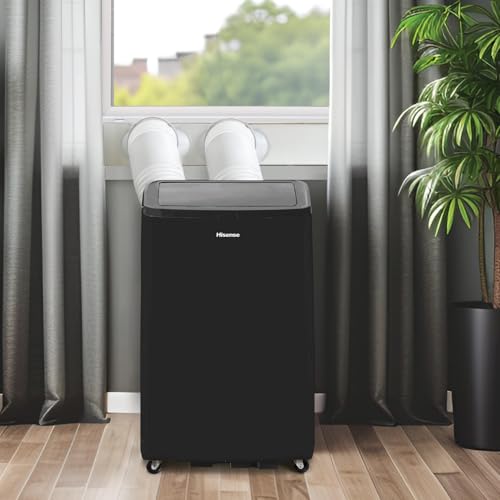 Image of Hisense 10,000 BTU Smart Portable Inverter Air Conditioner with Quiet, High Efficiency Operation and Wi-fi Controls, AC Unit for Apartment, Living Room, Medium Rooms up to 450 Square Feet in Black