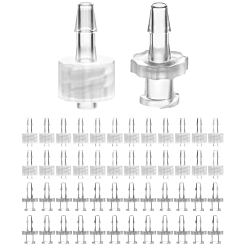QWORK 1/8" Luer Lock Hose Barb Adapter Cover