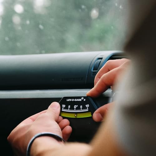 Sun Company Lev-o-gage II - RV Levels (2-Pack) - Made in USA | Leveling System for RV, Camper, or Pop Up Trailer | High Visibility Ball Level (No Bubble)