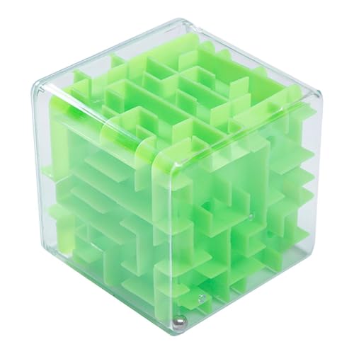 De Laberinto 3D - Cubo Dimensional Interactivo para Niños | Juego Educativo Bolas Rodantes Portátil, Entrenamiento De, Habilidad Mental Y Entretenimiento En Casa O Viajes