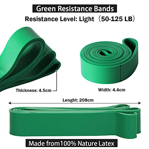 Pull Up Bands & Resistance Bands, Rubber Heavy Duty Loop Band for Men & Women Fitness, Muscle Strength Training - Image 2