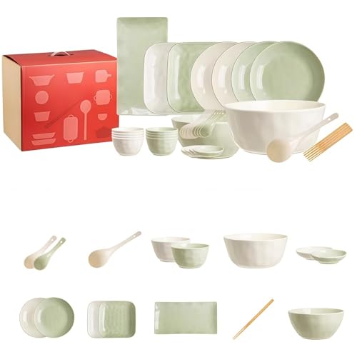 お皿セット ディナー食器セット 陶器磁器 6/8/10/12人用 セラミックボウル 鉢 複数の人が使い ランチプレート 器洗い機 消毒キャビネット 電子レンジ オーブンでの使用も可能です 碗セット 耐熱 小皿 雑貨 汁碗 食器洗い機 結婚祝い 誕生日祝い