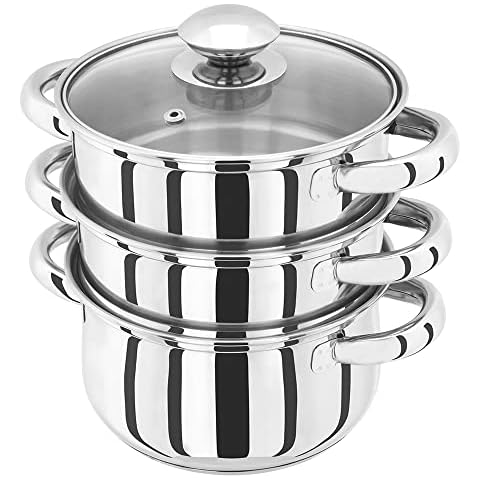 Judge Essential 3-Tier Stainless Steel Steamer Cover