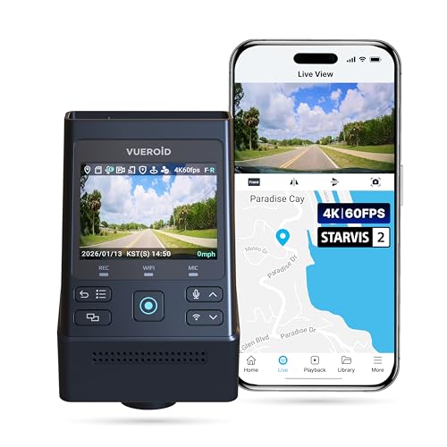 Image of S1 4K Infinite 1 Channel Dash Cam Front Car Camera, 4K Dash Camera for Cars, STARVIS 2, Night Vision, 24 /7 Parking Mode, 5G WiFi GPS, Car Surveillance Camera