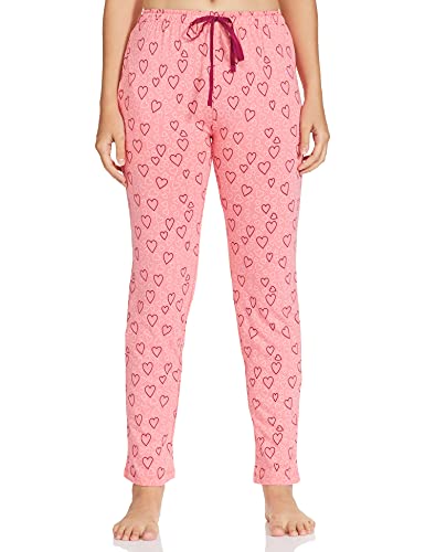 Image of Rupa Women's Cotton Digital Print Pajama Set Pack of 1 (1352A01-BERRY- Berry XL)