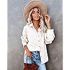 MIHOLL-Women-Corduroy-Long-Sleeve-Button-Down-Collared-Shirt-Jacket-Tops MIHOLL Womens Corduroy Button Down Shirts Casual Long Sleeve Jacket Oversized Boyfriend Blouses Tops with Pockets