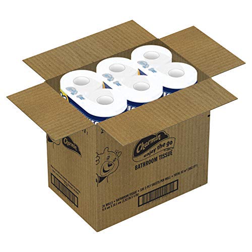 Charmin Ultra Soft Cushiony Touch Toilet Paper, 24 Family Mega Rolls = 123 Regular Rolls (Packaging May Vary)