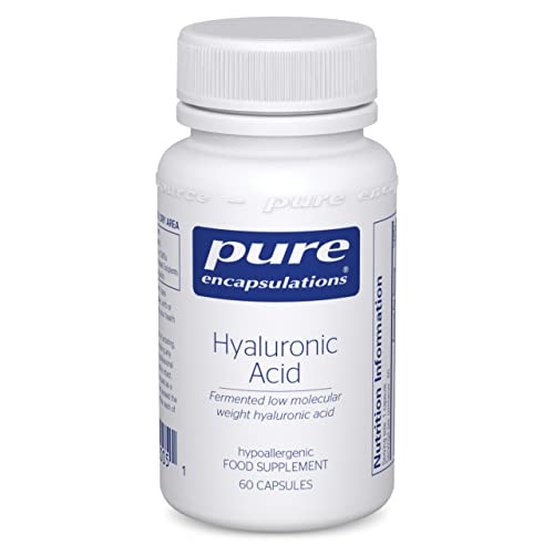 Pure Encapsulations - Hyaluronic Acid - High Absorption, Fermented, Low Molecular Weight Hyaluronic Acid - 60 Capsules
