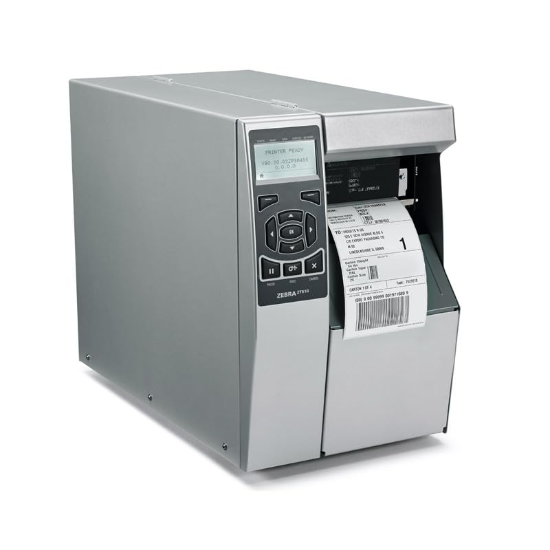 Zebra ZT510 Thermal Transfer & Direct Thermal Rugged Industrial Printer | 203 DPI | ZT51042-T010000Z | USB Bluetooth Serial Ethernet Connectivity | Replaces 105SL Plus | Includes Jet Set Software