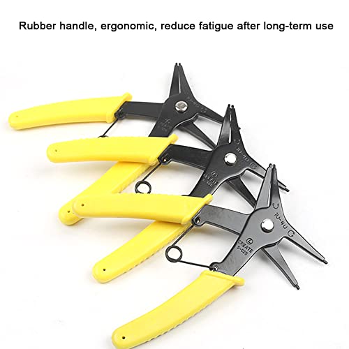 Pliers,Eryue 2 In 1 Circlip Pliers Internal External Dual-Use Retaining Snapring Plier Multifunctional Circlip Pliers Hand Tool #TOP5