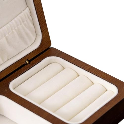 Joyero para anillos de madera que soluciona la pérdida de pendientes 8