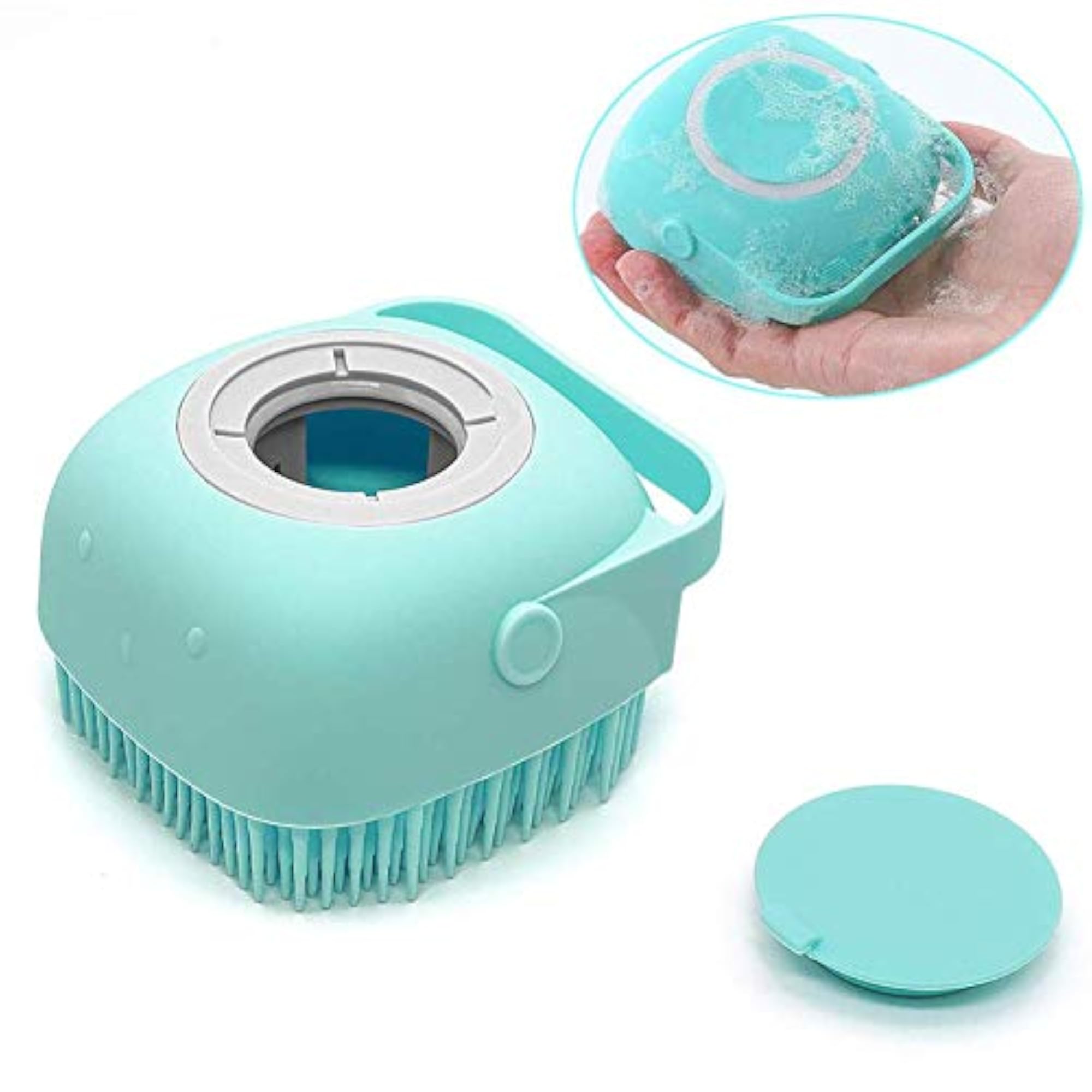 Soft Silicone Shampoo Scalp Shower Bath Brush Hair Washing Exfoliating Massager