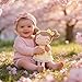 Gloveleya Baby Girl Spring Plush Doll – Soft Snuggle Doll, Cute Toddler Gift with Gift Box, First Baby Doll for Girls, Birthday, Christmas & Holiday Present
