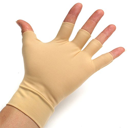 1 Pair Arthritis Relief Gloves Washable Nylon Spandex Anti Hand Compression by Team-Management
