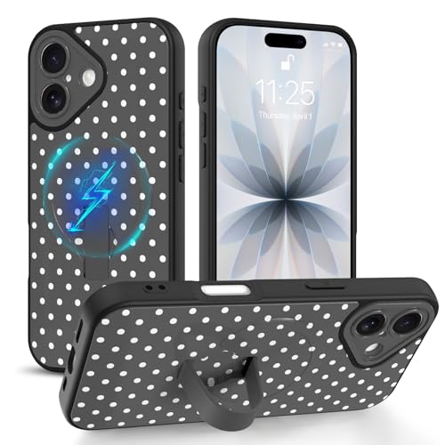 Coque tendance à pois iPhone 16 pour homme et femme en voyage