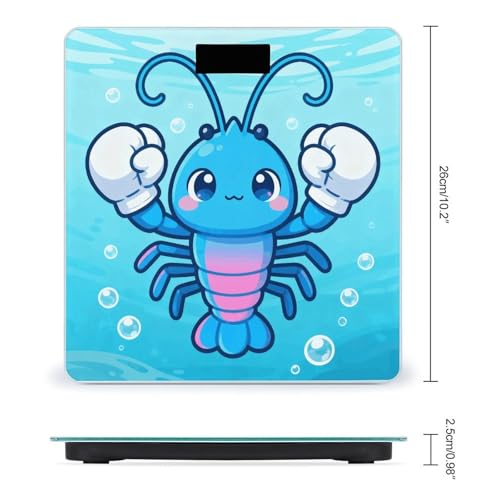 Báscula Digital Cute Lobster para Peso Corporal miniatura 2