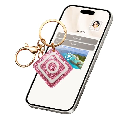 VTAG.ID NFC Digital Business Card Keychain - Tap to Share Contact & Social