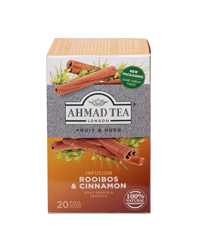 Ahmad Tea - Rooibos & Cinnamon Tea Infusion 20 Bags - 30g