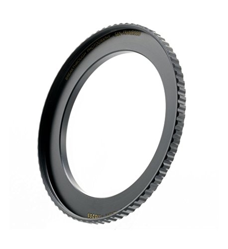 Image of Breakthrough Photography 49mm to 82mm Step-Up Lens Adapter Ring for Filters, Made of CNC Machined Brass with Matte Black Electroplated Finish