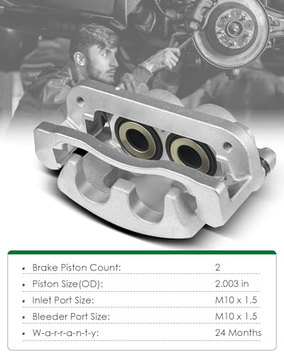 Image of Front Right Disc Brake Caliper Assembly with Bracket Fit for:-Chevy Silverado Suburban Express 1500 Tahoe, for:-GMC Sierra Yukon XL Savana 1500, for:-Cadillac Escalade XTS 08-20 OE# 18-B4918A